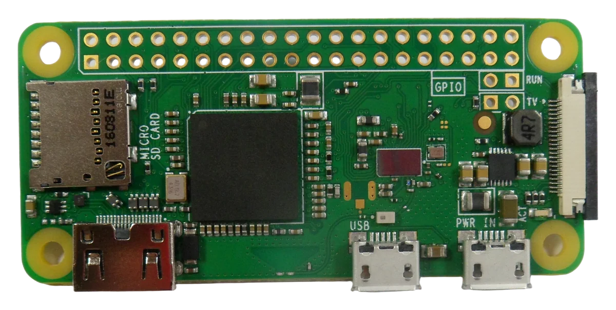 Raspberry Pi Zero W – Ausschnitt